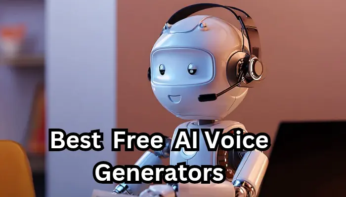 Comparison table showing features of the best free AI voice generators in 2025 including voices, languages, and key features