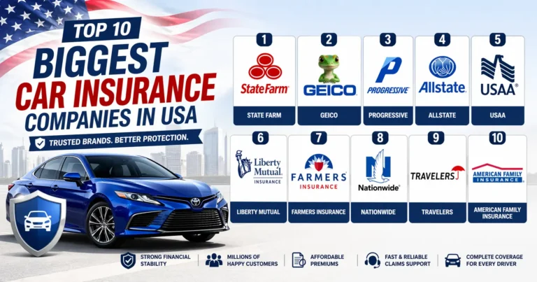 Top 10 biggest car insurance companies in usa