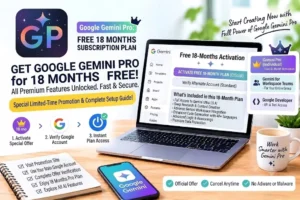 Jio MyJio app screen showing Google Gemini Pro free offer banner